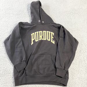 Vintage Champion Purdue University‎ Hoodie Large Made In USA Pullover Athletic
